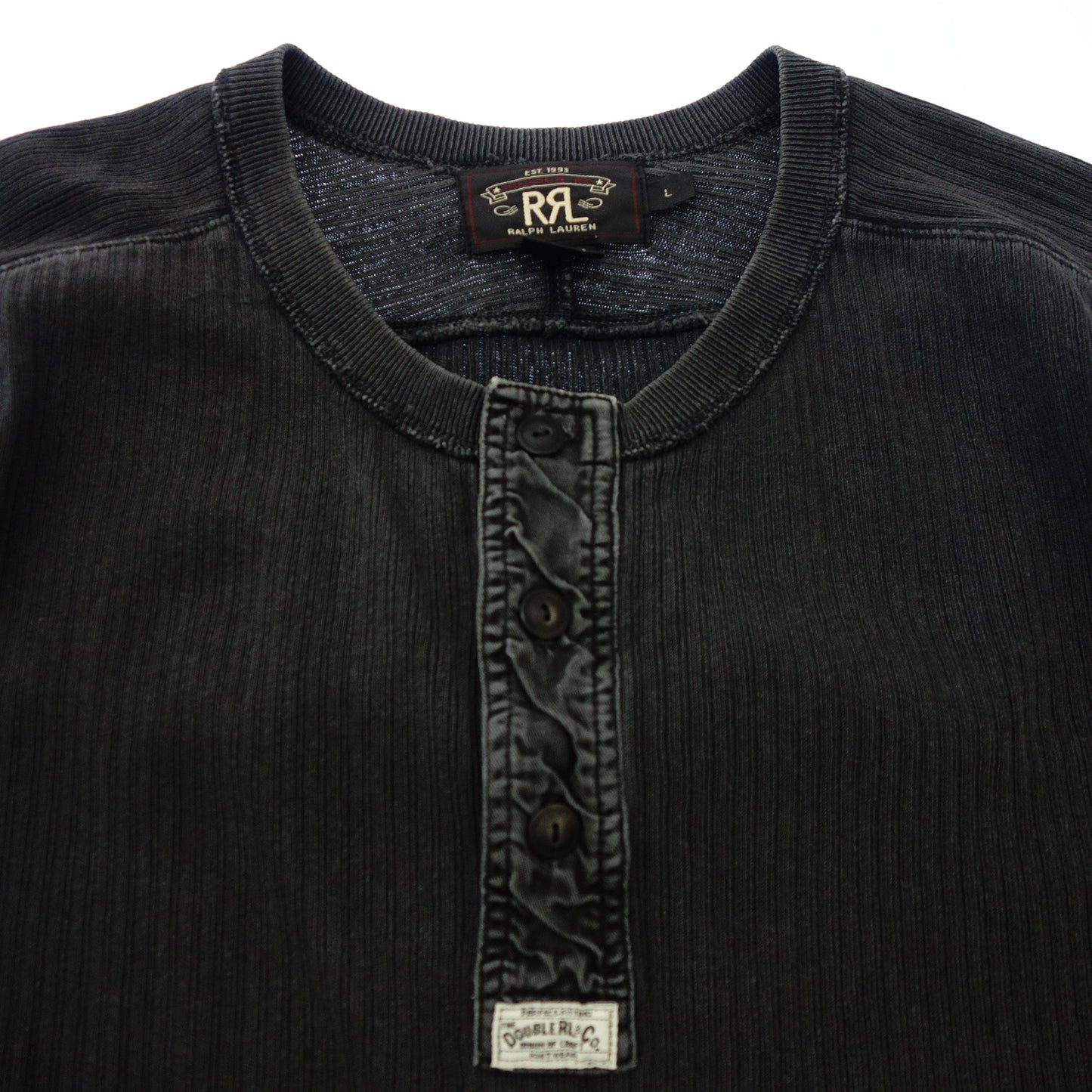 ダブルアールエル ラルフローレン サーマル トップス メンズ グレー L RRL【AFB29】【中古】