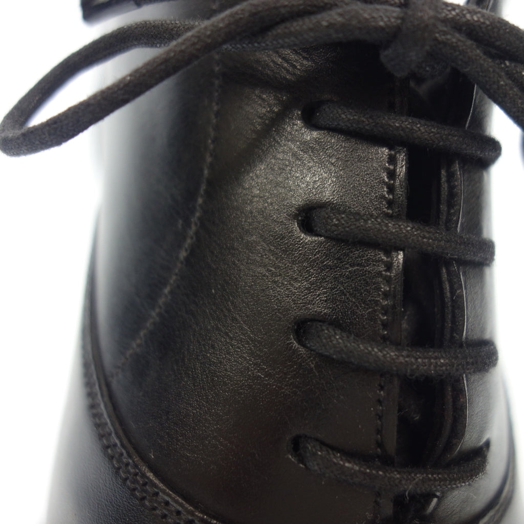 極美品◆グレンソン レザーシューズ キャップトゥ メンズ ブラック サイズ6.5D Grenson【AFC29】