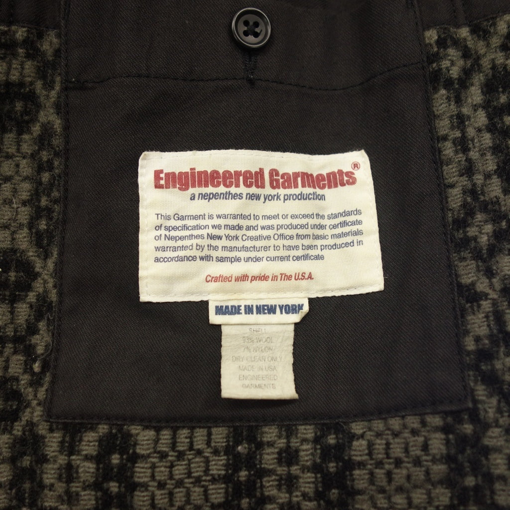 美品◆エンジニアドガーメンツ ベッドフォードジャケット グレー ウール エンブロイダリー メンズ サイズS ENGINEERED GARMENTS【AFB5】