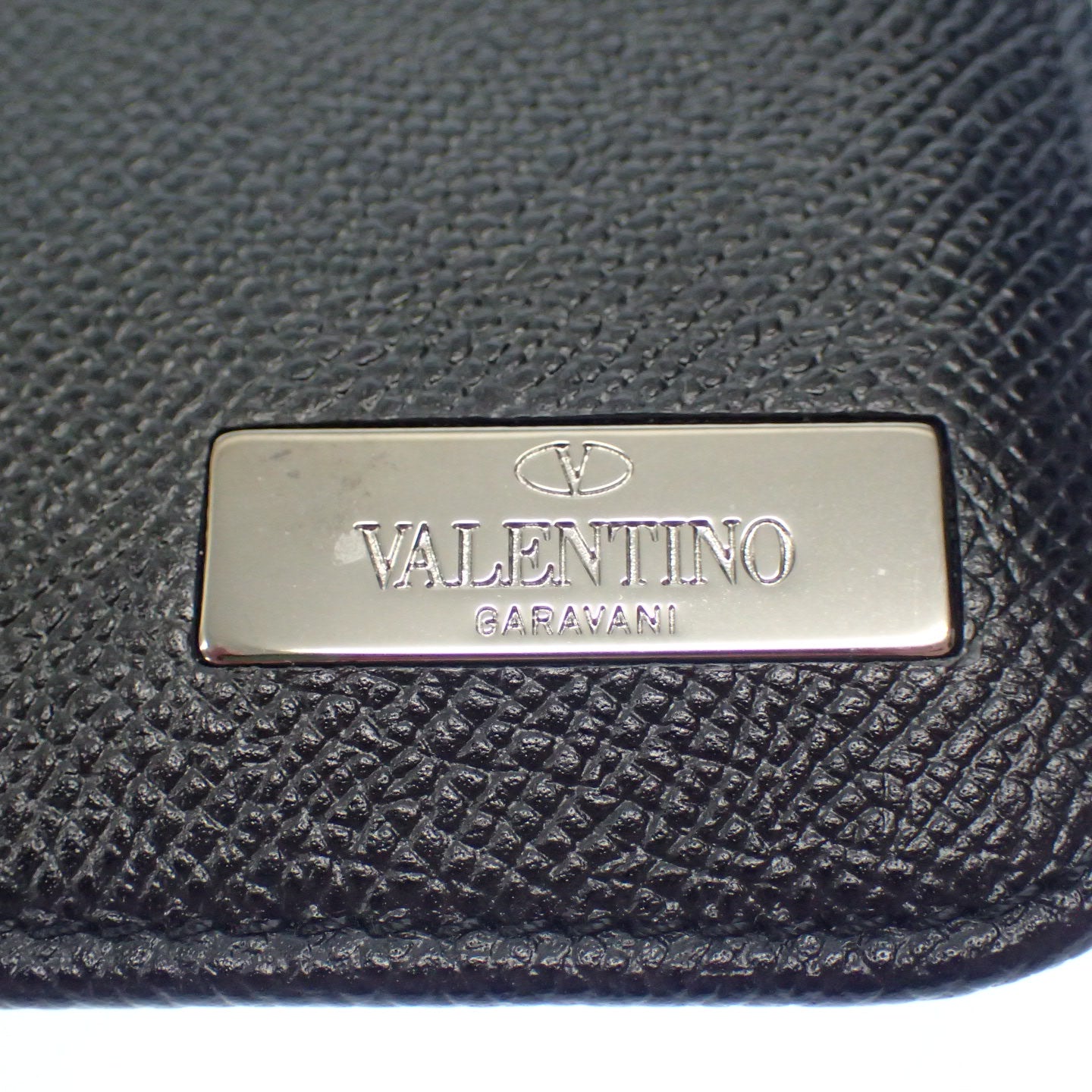 極美品◆ヴァレンティノ ガラバーニ タブレットケース レザー 黒 VALENTINO GARAVANI【AFI20】