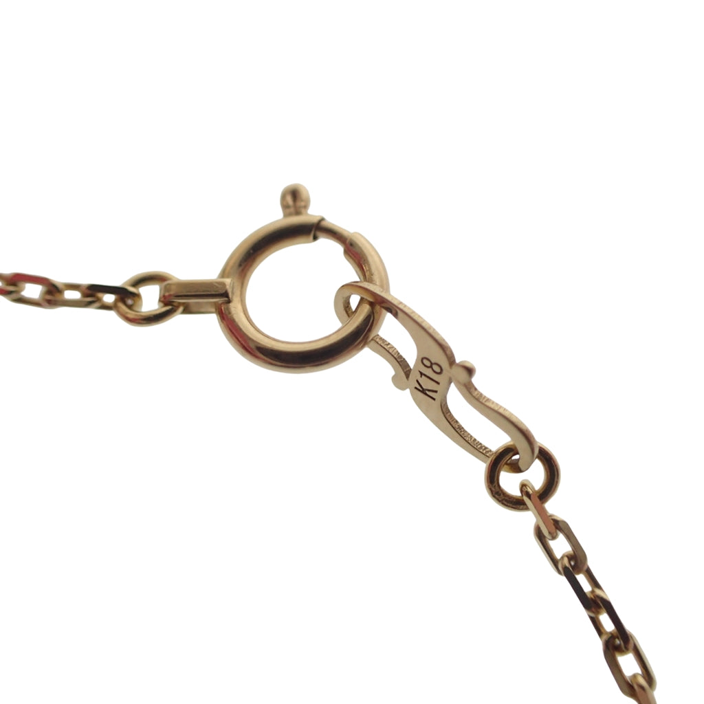 極美品◆シンパシー オブ ソウル ネックレス ホースシュー K18 5.4g 0.13ct ゴールド SYMPATHY OF SOUL【AFI3】