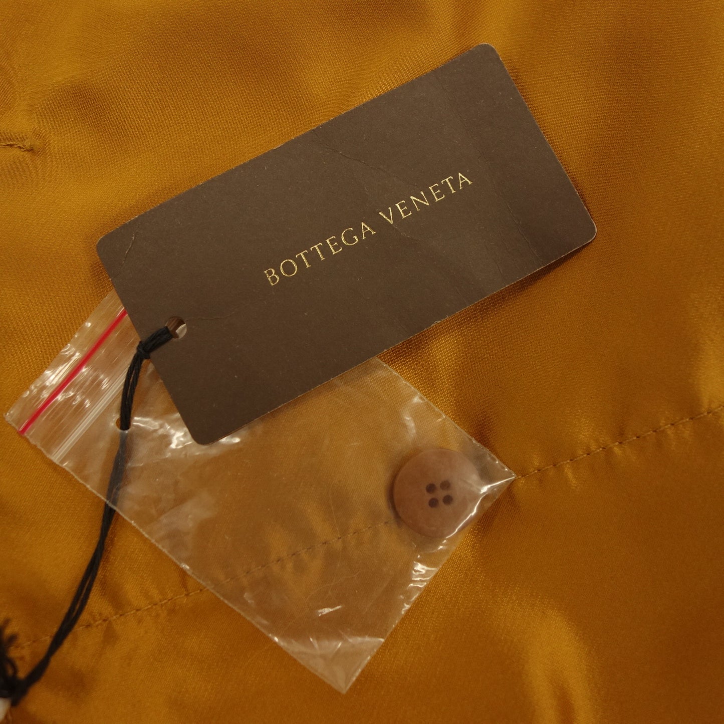 ボッテガヴェネタ ファーコート シルク レディース 38 ゴールド BOTTEGA VENETA【AFA9】【中古】