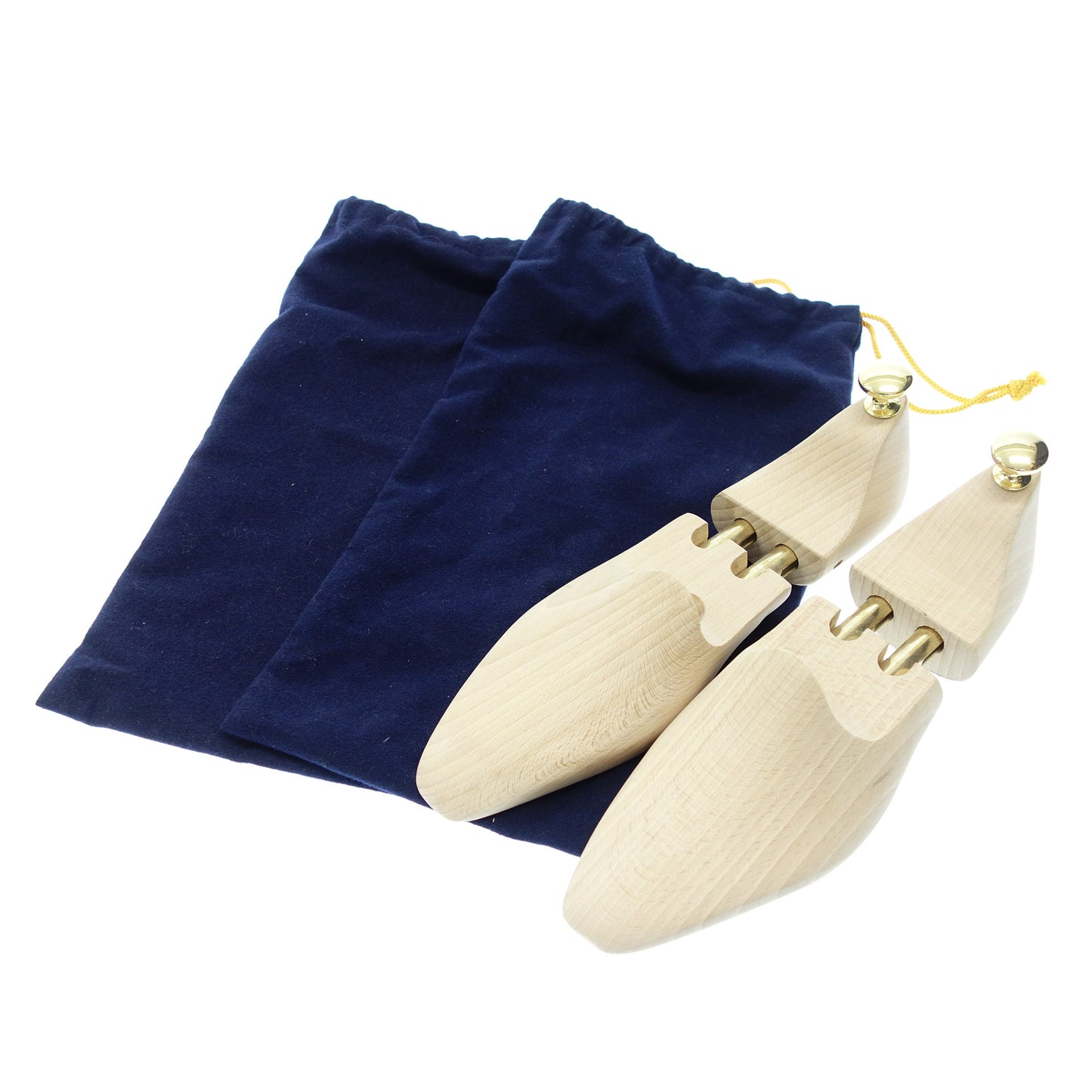 コルノ ブルゥ ビスポーク ストレートチップ 内羽根シューズ レザー&スエード コンビ メンズ 紺×黒 Corno blu【AFC51】【中古】