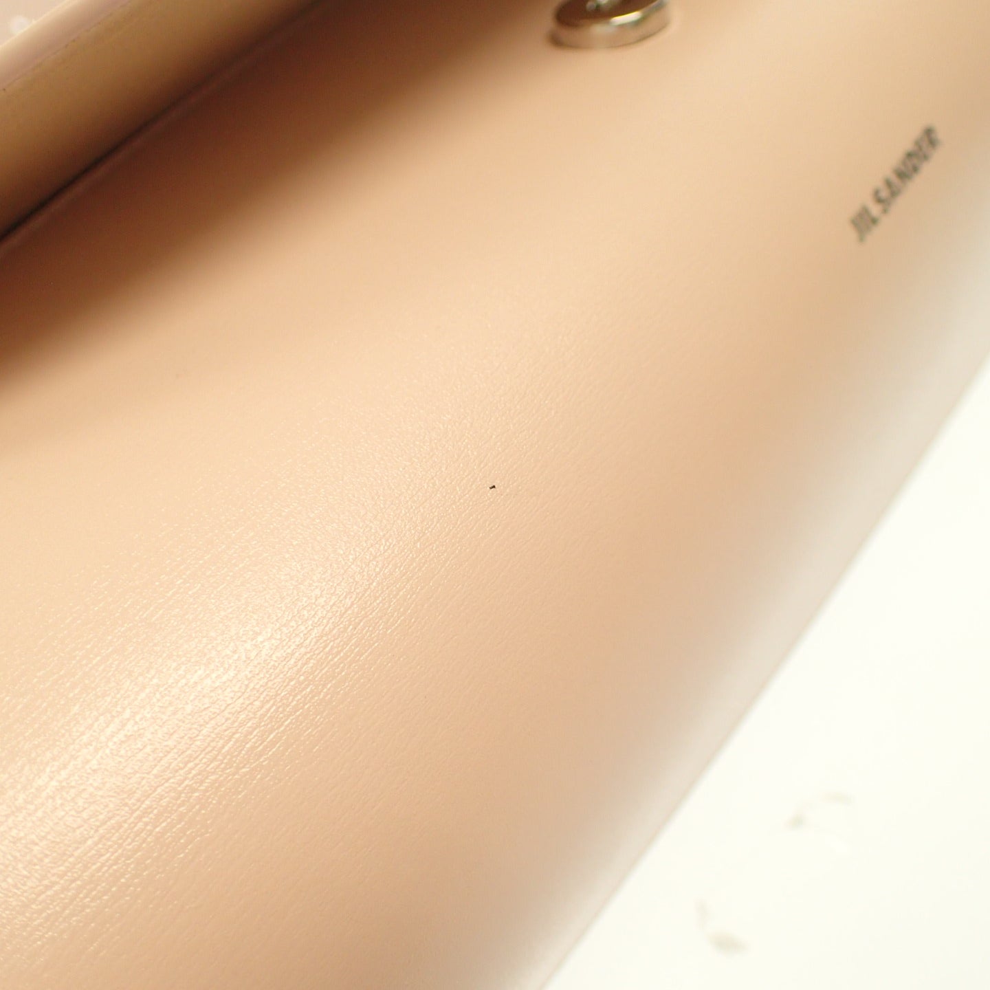 美品◆ジルサンダー ショルダーバッグ スモール カンノーロ シルバー金具 JIL SANDER【AFE2】