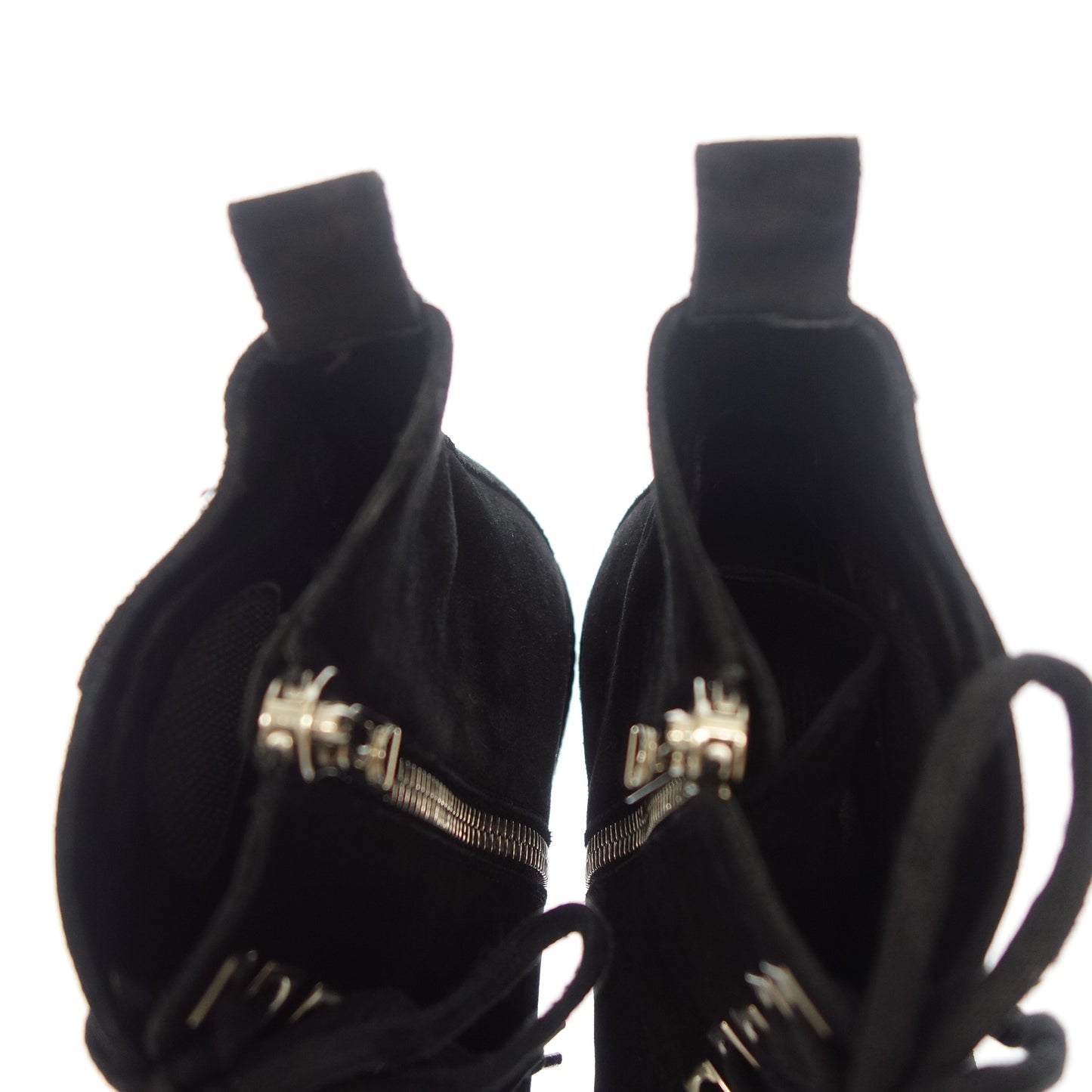 中古◆ジミーチュウ ハイカット スニーカー スエード メンズ ブラック サイズ44 JIMMY CHOO【AFC27】
