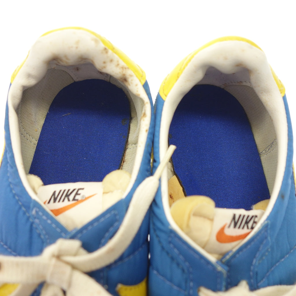 中古◆ナイキ スニーカー ワッフルトレーナー ヴィンテージ 日本製 レディース サイズ6.5 ブルー NIKE【AFD1】