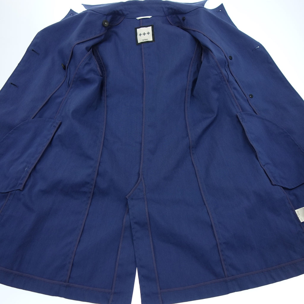 極美品◆タトラス コート アンジェラ LTA15S4467 レディース ブルー 01【AFB29】