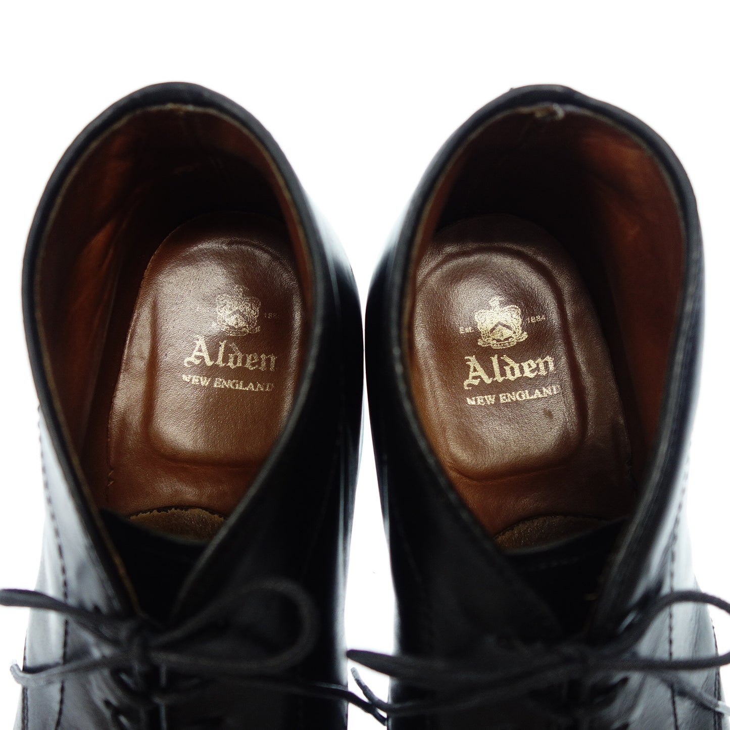 美品◆オールデン チャッカブーツ N6804 クロムエクセル メンズ ブラック サイズ7.5 ALDEN【AFD3】