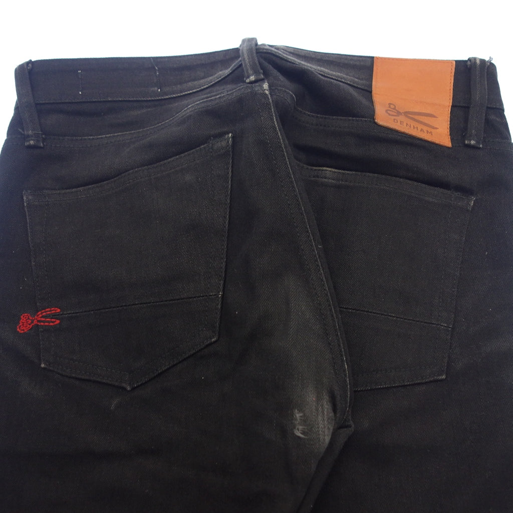 中古◆デンハム デニムパンツ RAZOR SLIM FIT VBSS JAPAN ARTISAN メンズ ブラック W30 L34サイズ DENHAM【AFB38】