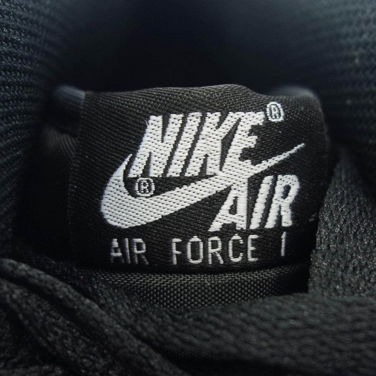 ナイキ スニーカー エアフォース1 MID 07 DV0806-001 メンズ 27.5cm 黒×白 箱付き NIKE【AFD4】【中古】