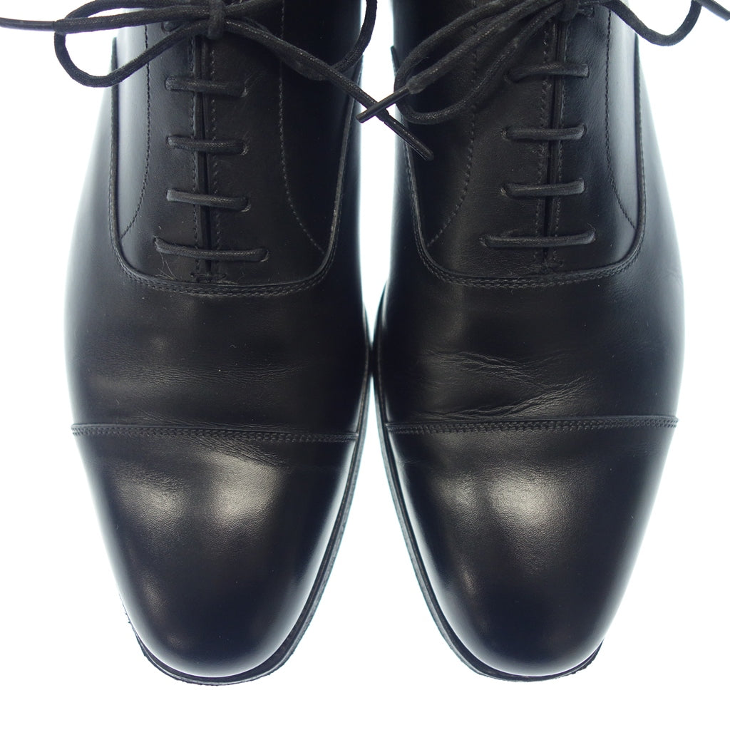 美品◆クロケット&ジョーンズ ストレートチップ レザーシューズ オードリー3 メンズ ブラック サイズ7E Crockett&Jones AUDLEY3【LA】