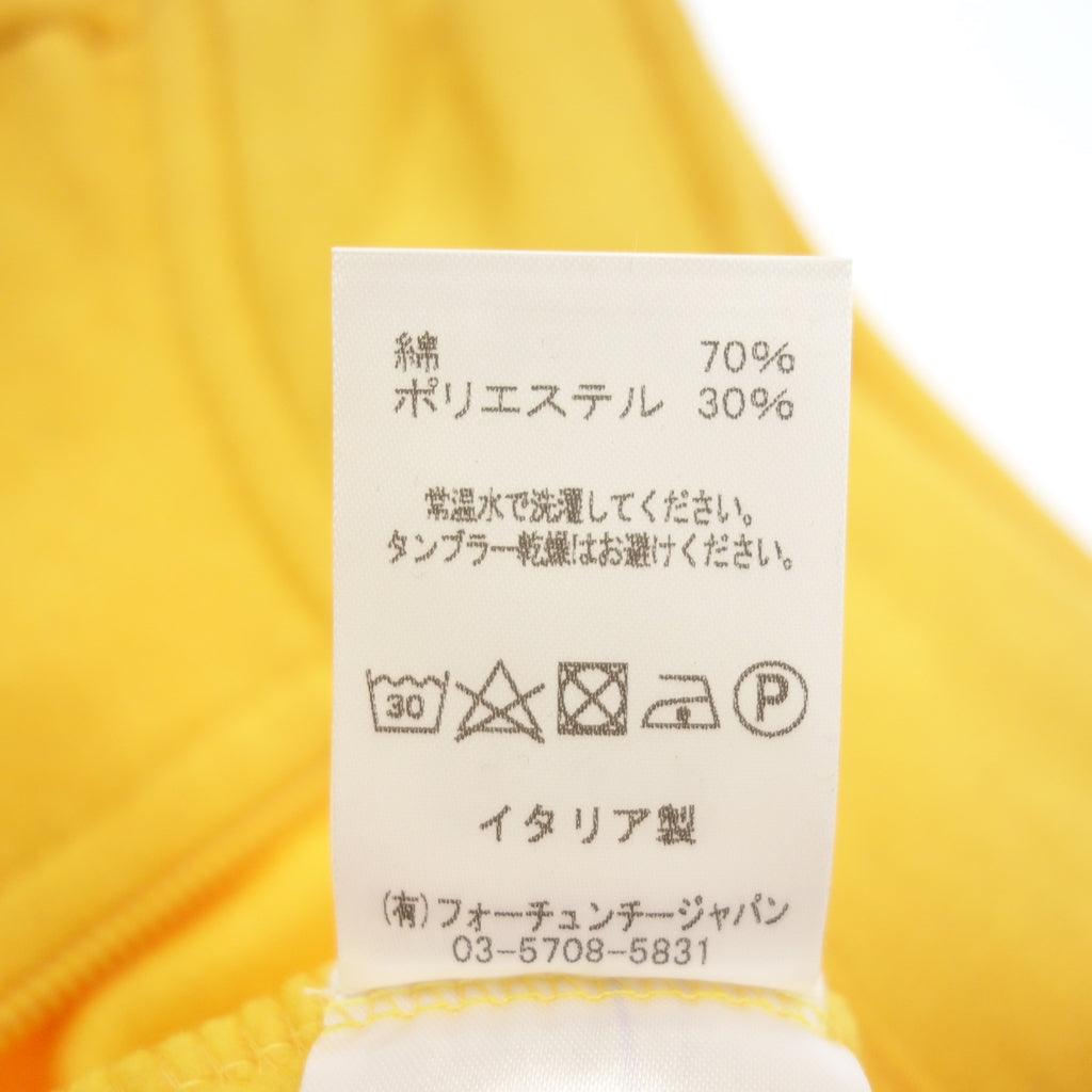 新品同様◆ヴェスティ トップス ハーフジップスウェット メンズ イエロー サイズM VESTI【AFB54】