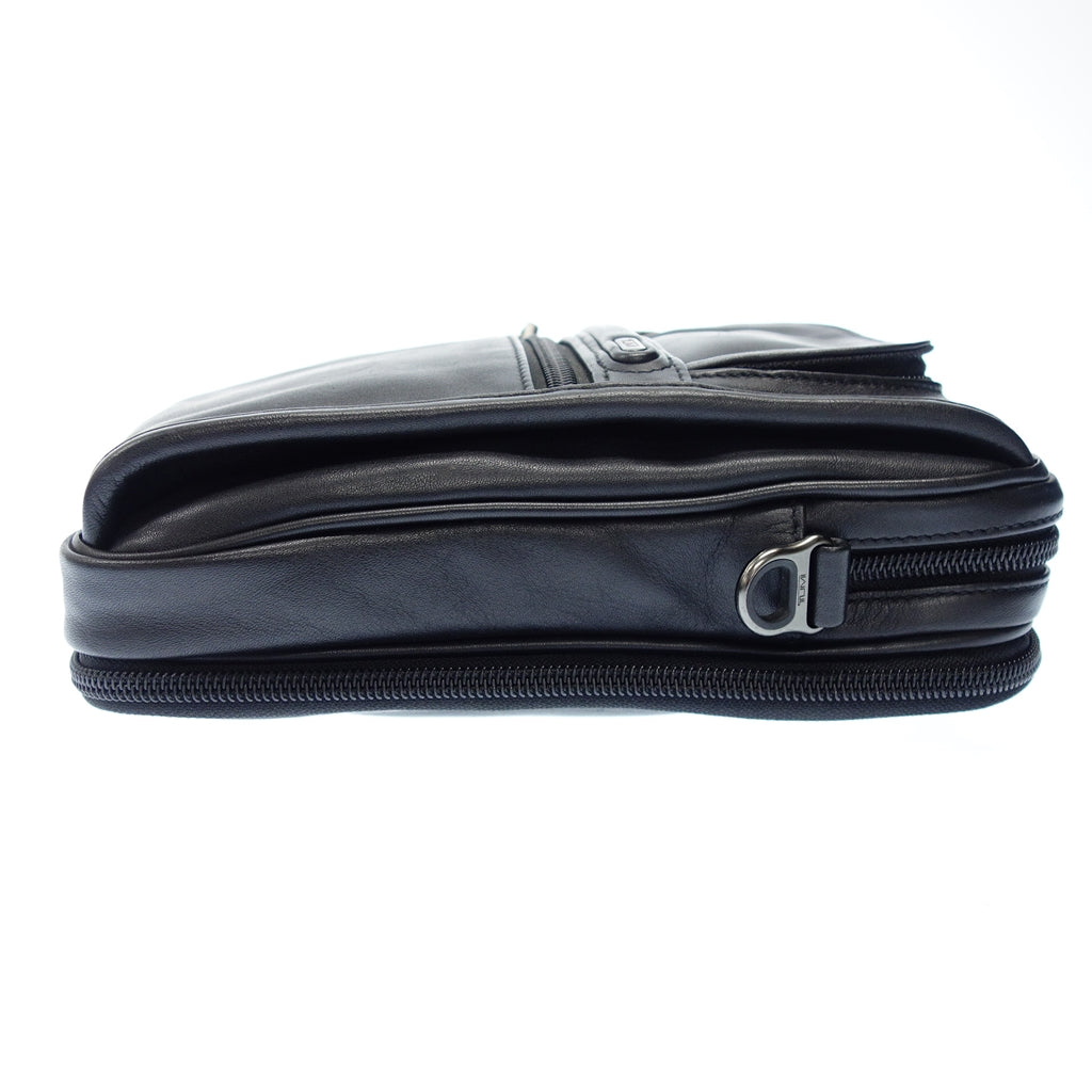 美品◆トゥミ ショルダーバッグ レザー ブラック 92102D4 TUMI【AFE12】