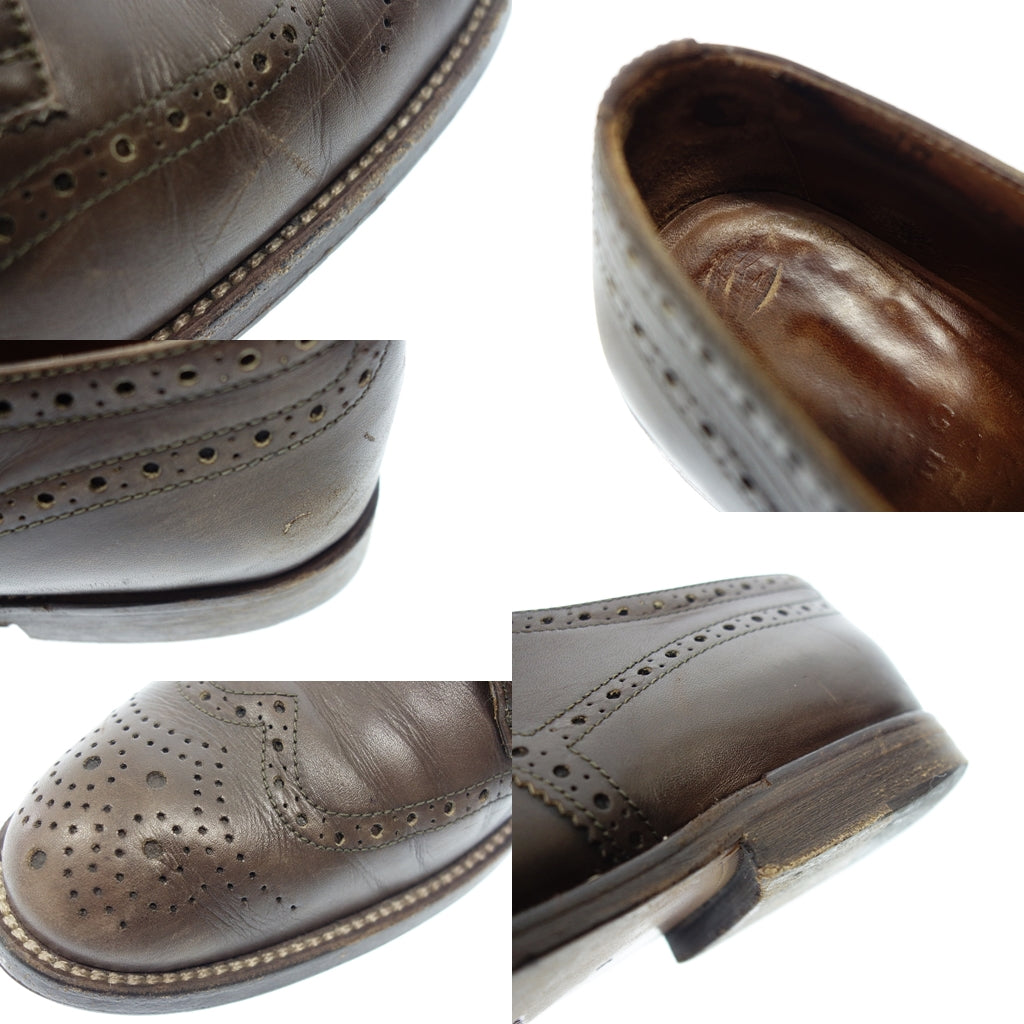 中古◆マーガレットハウエル レザーシューズ フルブローグ 05102 レディース 38 ブラウン系 MARGARET HOWELL【AFC27】