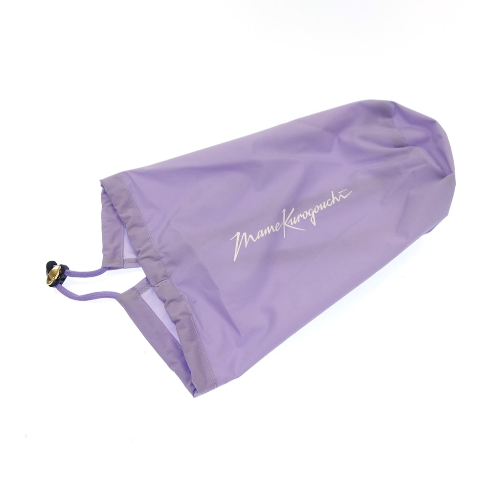 新品同様◆マメクロゴウチ パッカブル ライト ロングコート 収納袋付 レディース パープル系 サイズ2 MM22SS-CO505 Mame Kurogouchi【AFB36】