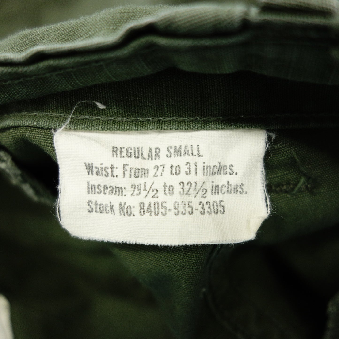 米軍 カーゴパンツ トラウザー リップストップ メンズ グリーン S US ARMY【AFB9】【中古】