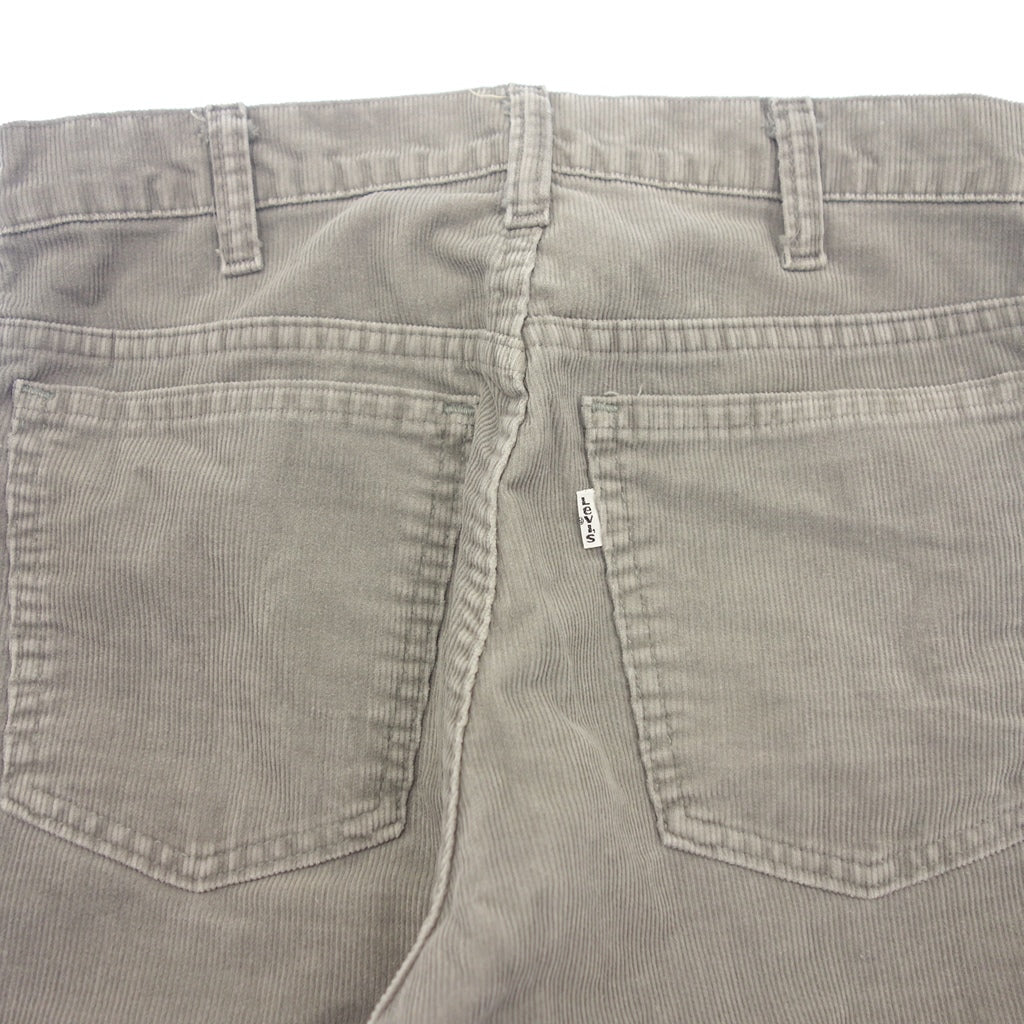 美品◆リーバイス パンツ コーデュロイ 519-1555 グレー 85年 ボタン裏刻印536 42TALON メンズ Levi's【AFB32】