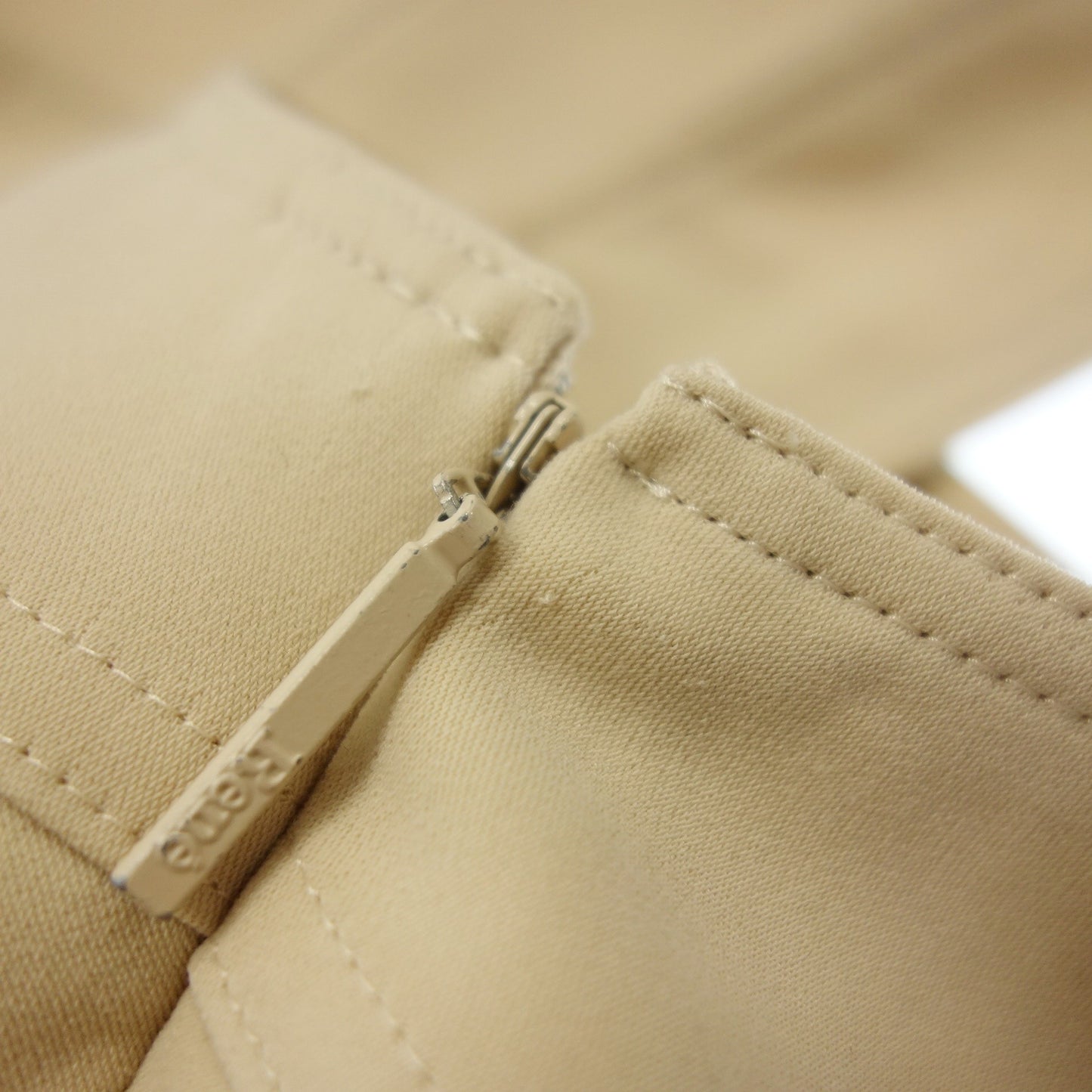 美品◆ルネ バルーンワンピース ノースリーブ レディース ベージュ サイズ34 Rene【AFB8】