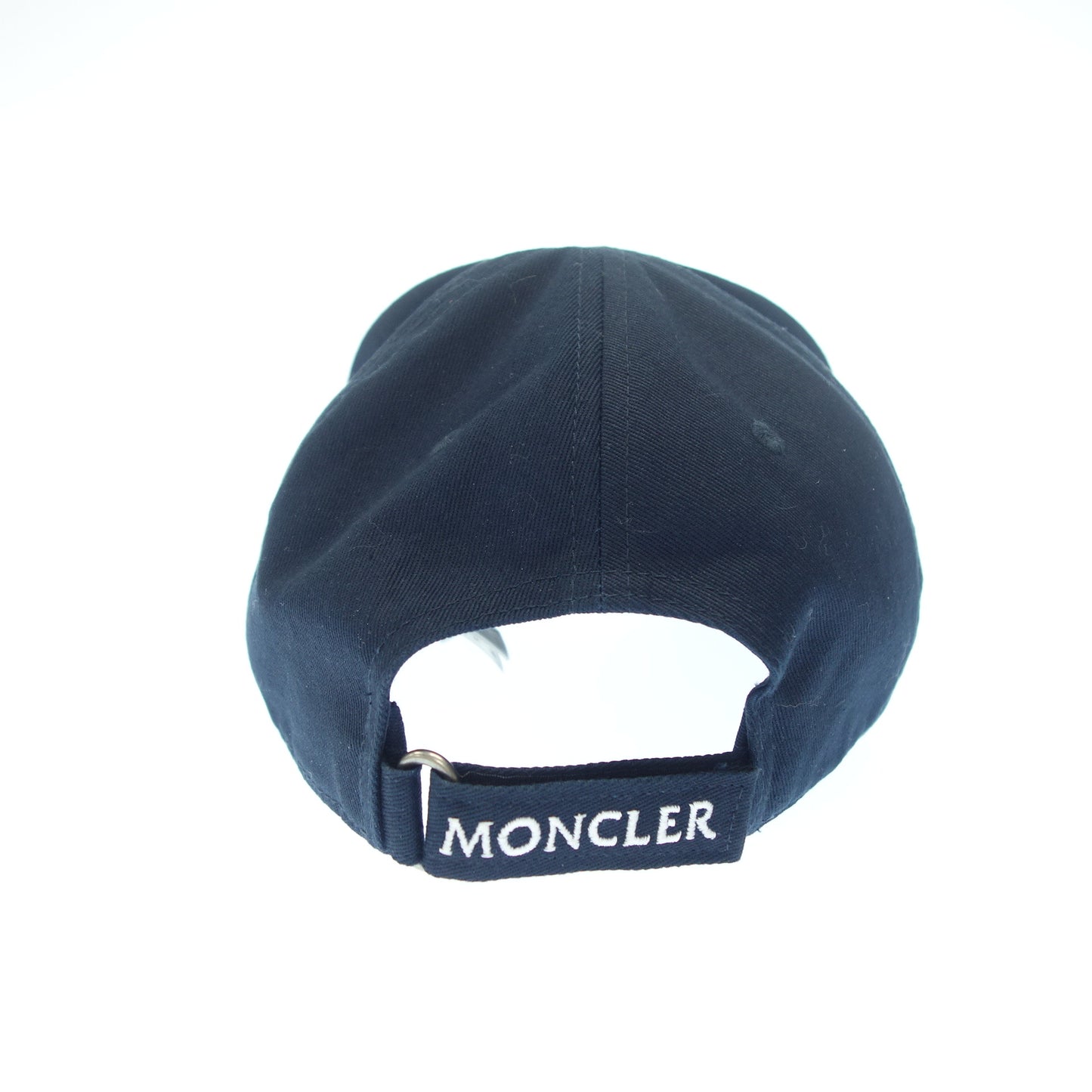 美品◆モンクレール 帽子 キャップ BASEBALL 2022年製 ロゴ刺繍 ネイビー MONCLER【AFI19】