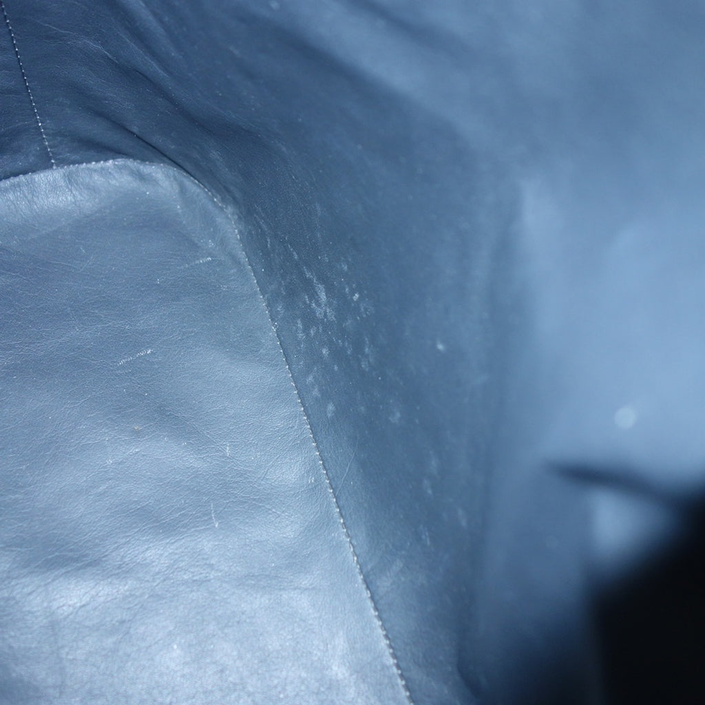 中古◆ノーブランド 純正クロコダイル ハンドバッグ ショルダーバッグ 青系【AFE11】