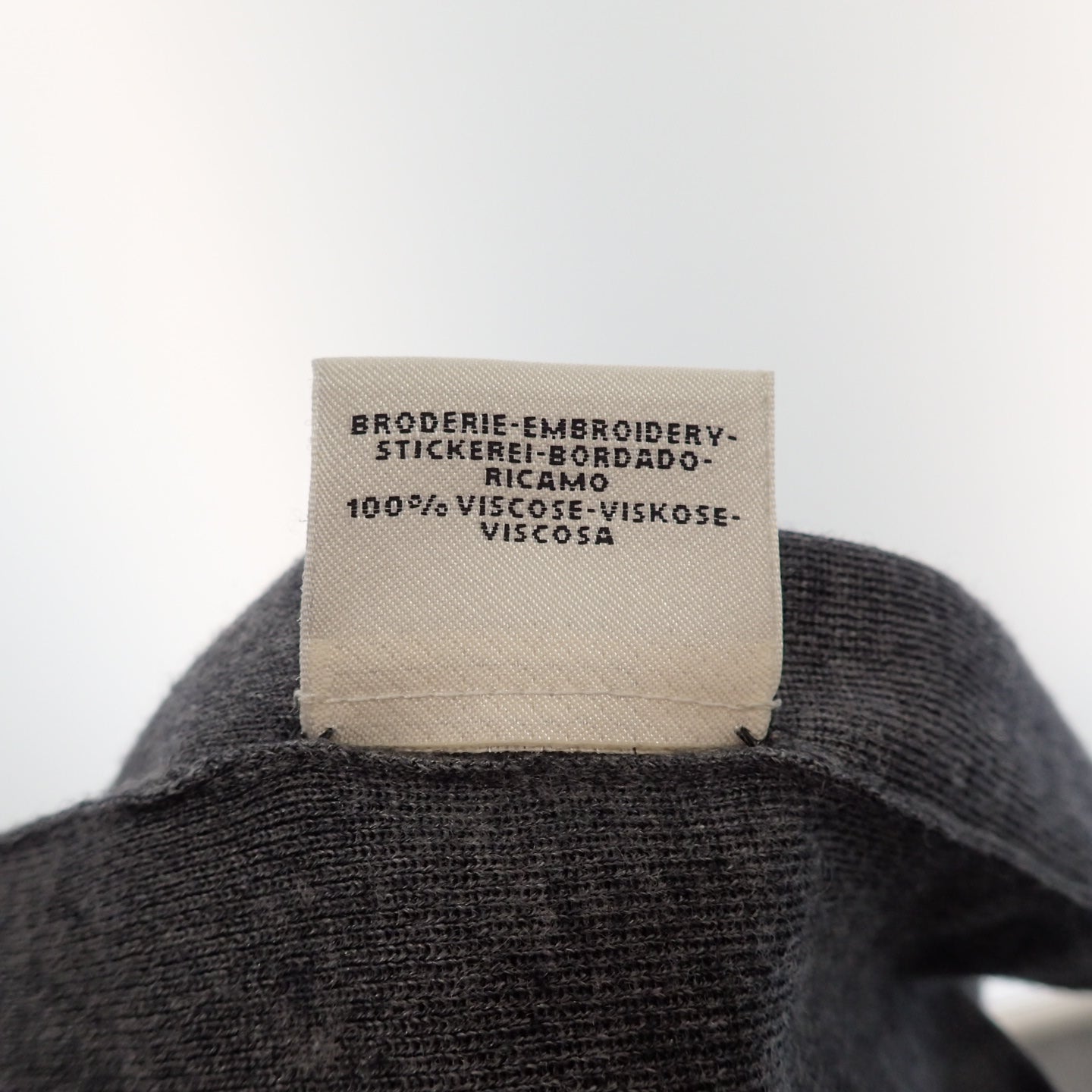 エルメス タートルニットセーター カシミヤ混 レディース グレー 36 HERMES【AFB25】【中古】