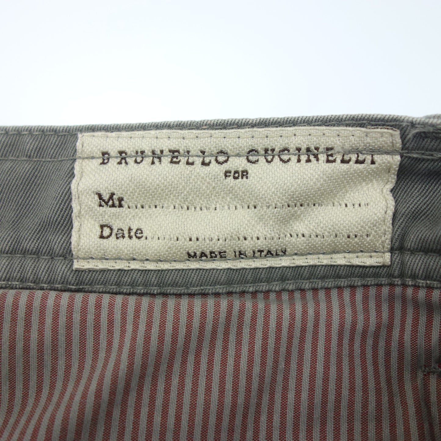 ブルネロクチネリ ハーフパンツ コットン メンズ 46 グレー BRUNELLO CUCINELLI【AFB24】【中古】
