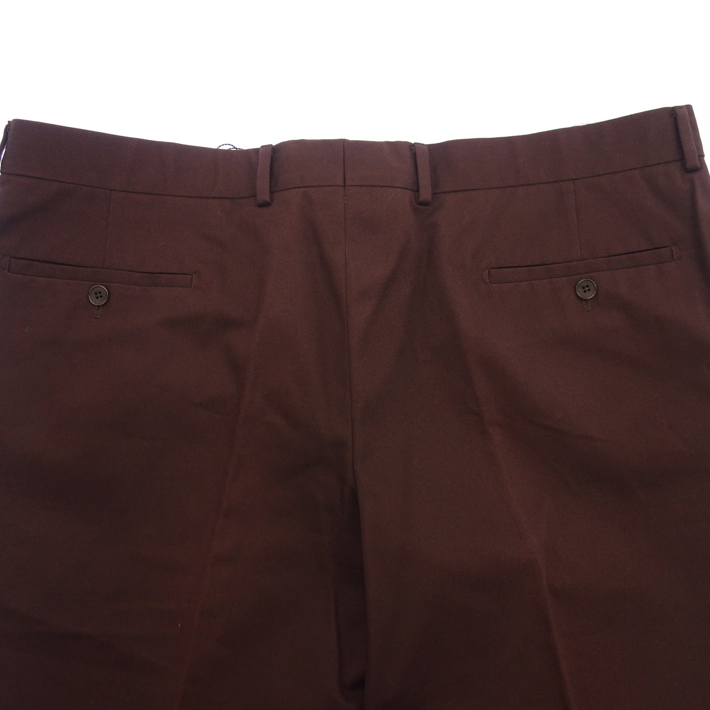 美品◆エルメス コットンパンツ 赤系 サイズ52 メンズ HERMES【AFB6】