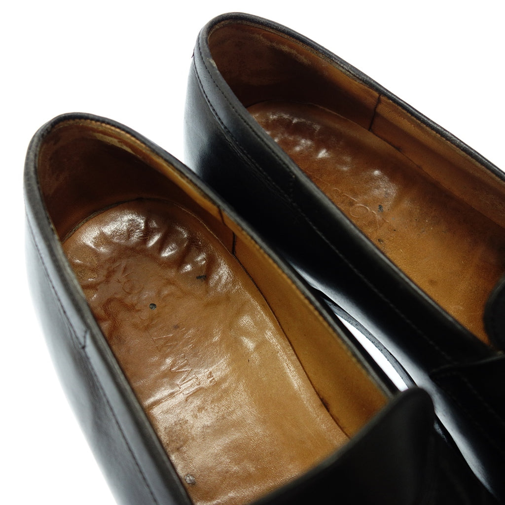 中古◆ジェイエムウエストン レザーシューズ シグニチャーローファー 180 カーフ メンズ サイズ6E 黒 J.M.WESTON【LA】