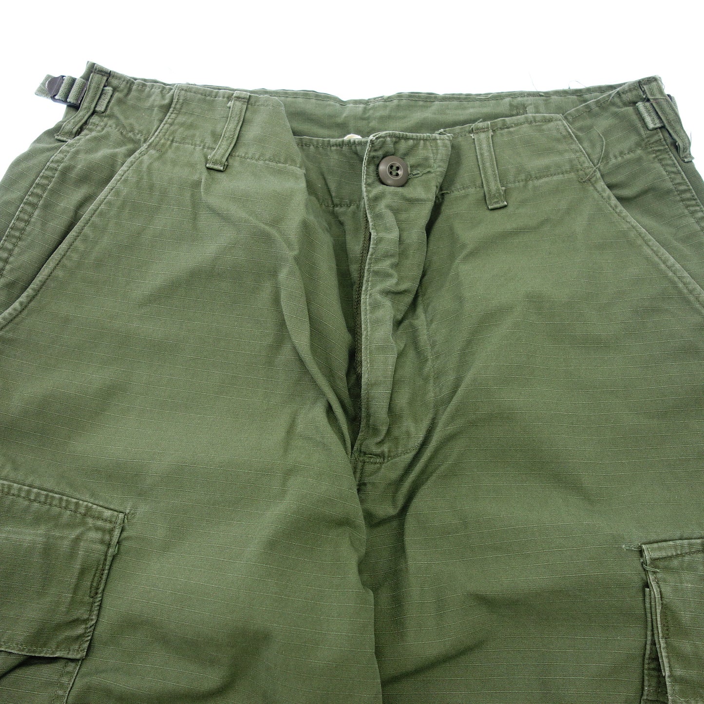 米軍 カーゴパンツ トラウザー リップストップ メンズ グリーン S US ARMY【AFB9】【中古】