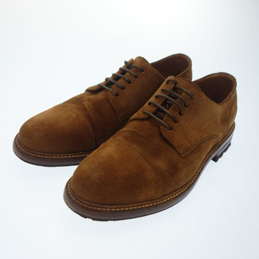 美品◆ブルネロクチネリ レザーシューズ スエード ストレートチップ メンズ 42 ブラウン系 BRUNELLO CUCINELLI【AFC55】
