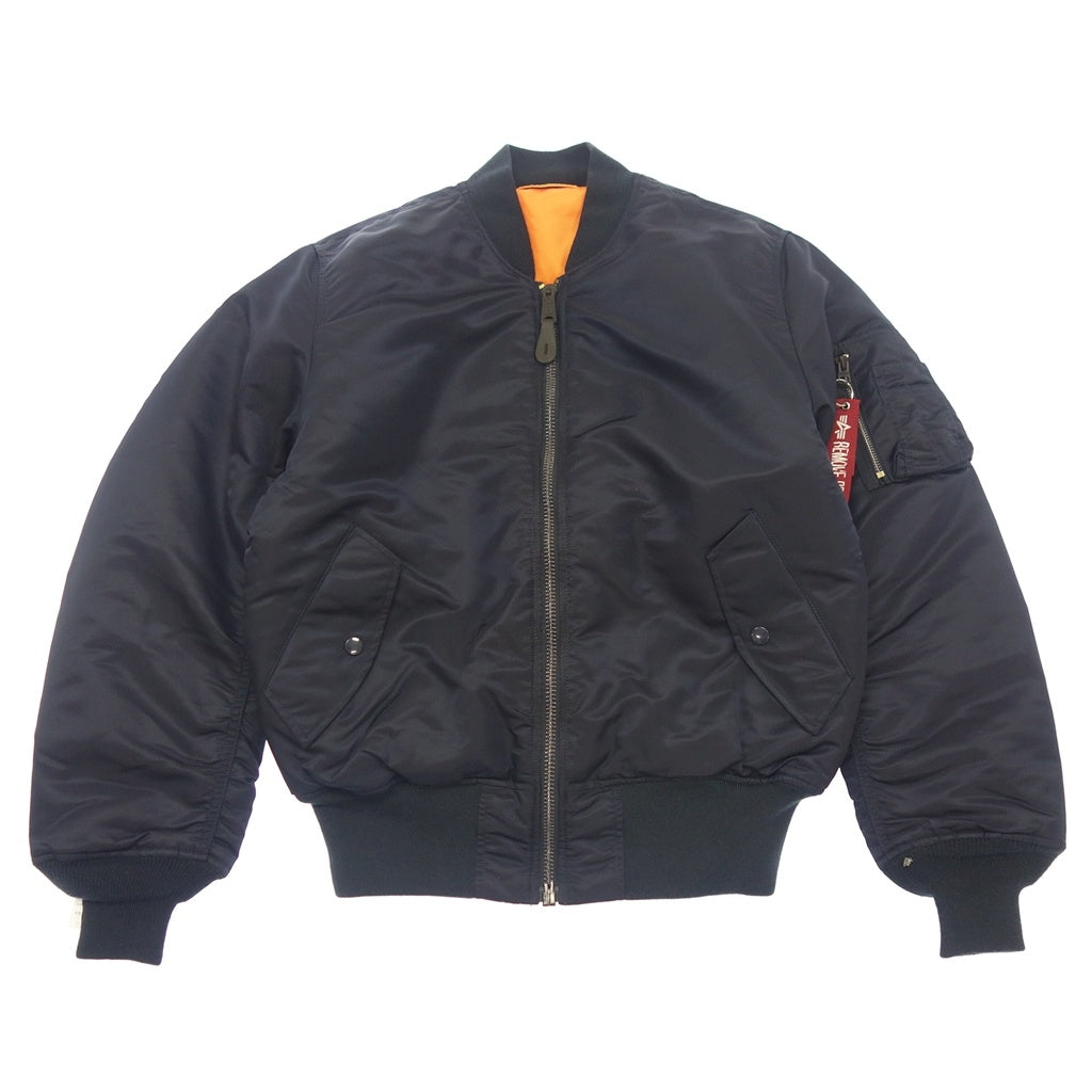 極美品◆アルファ インダストリーズ ジャケット MA-1 2000-46 メンズ ネイビー サイズM ALPHA INDUSTRIES【AFB11】