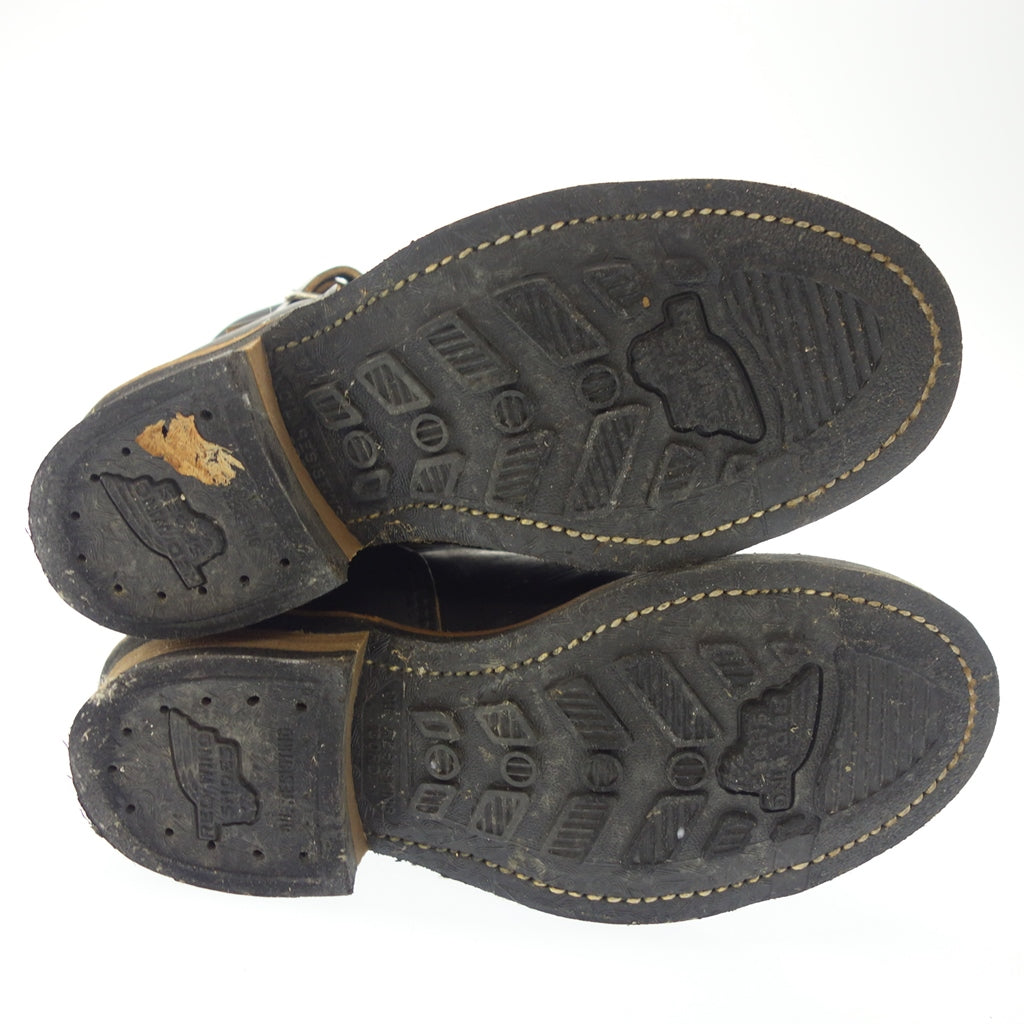 中古◆レッド ウィング エンジニアブーツ 2268 5D ブラック レディース RED WING【AFD4】