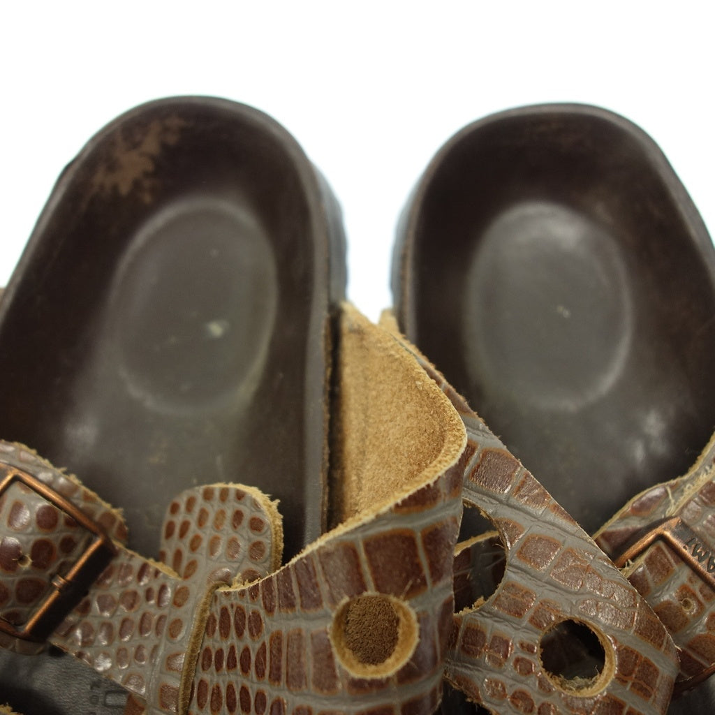 中古◆タタミ ビルケンシュトック サンダル メンズ ブラウン系 サイズ41 TATAMI BIRKENSTOCK【AFC8】