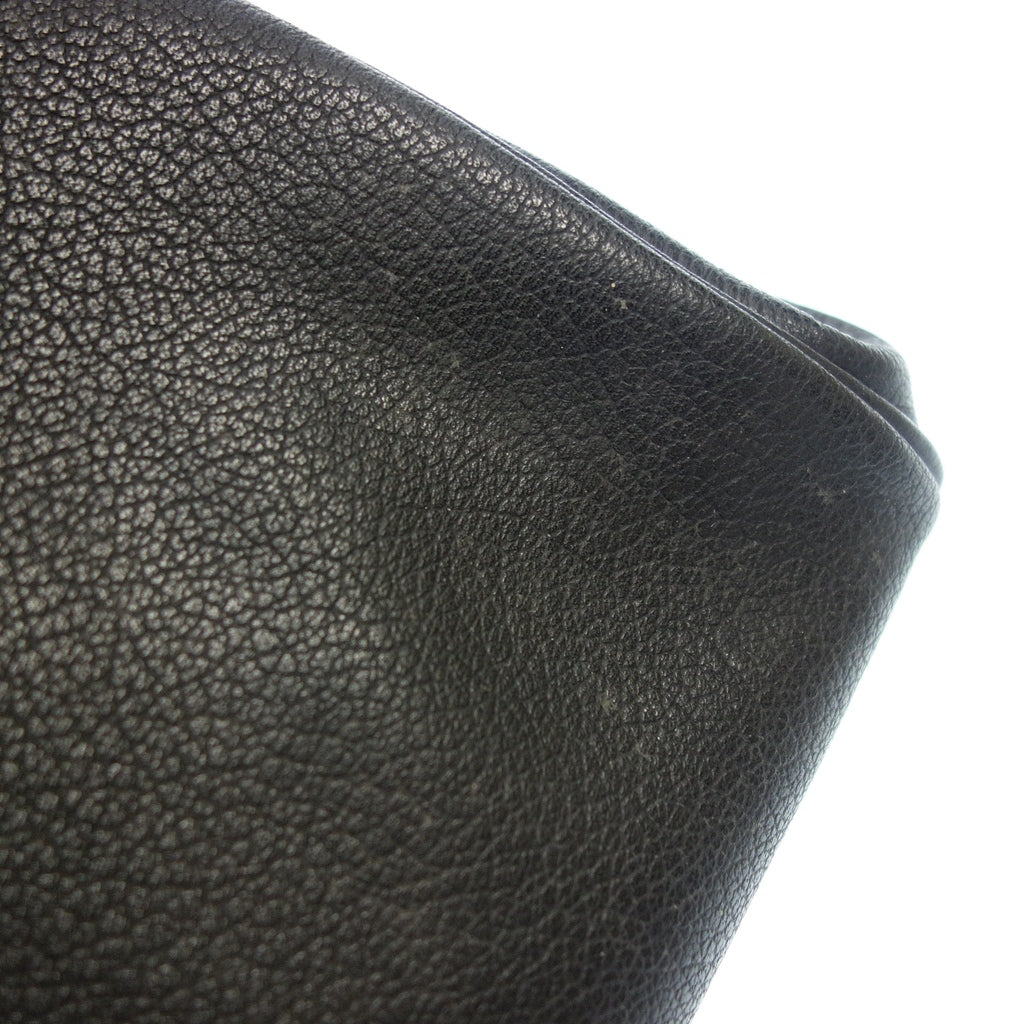 中古◆イッセイミヤケ ショルダーバッグ ブラック ISSEY MIYAKE【AFE6】