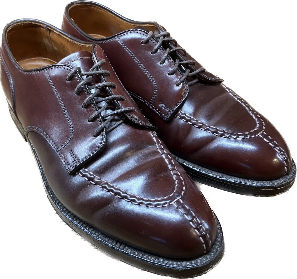 美品◇オールデン 2210 レザーシューズ Uチップ Alden メンズ 7.5 茶