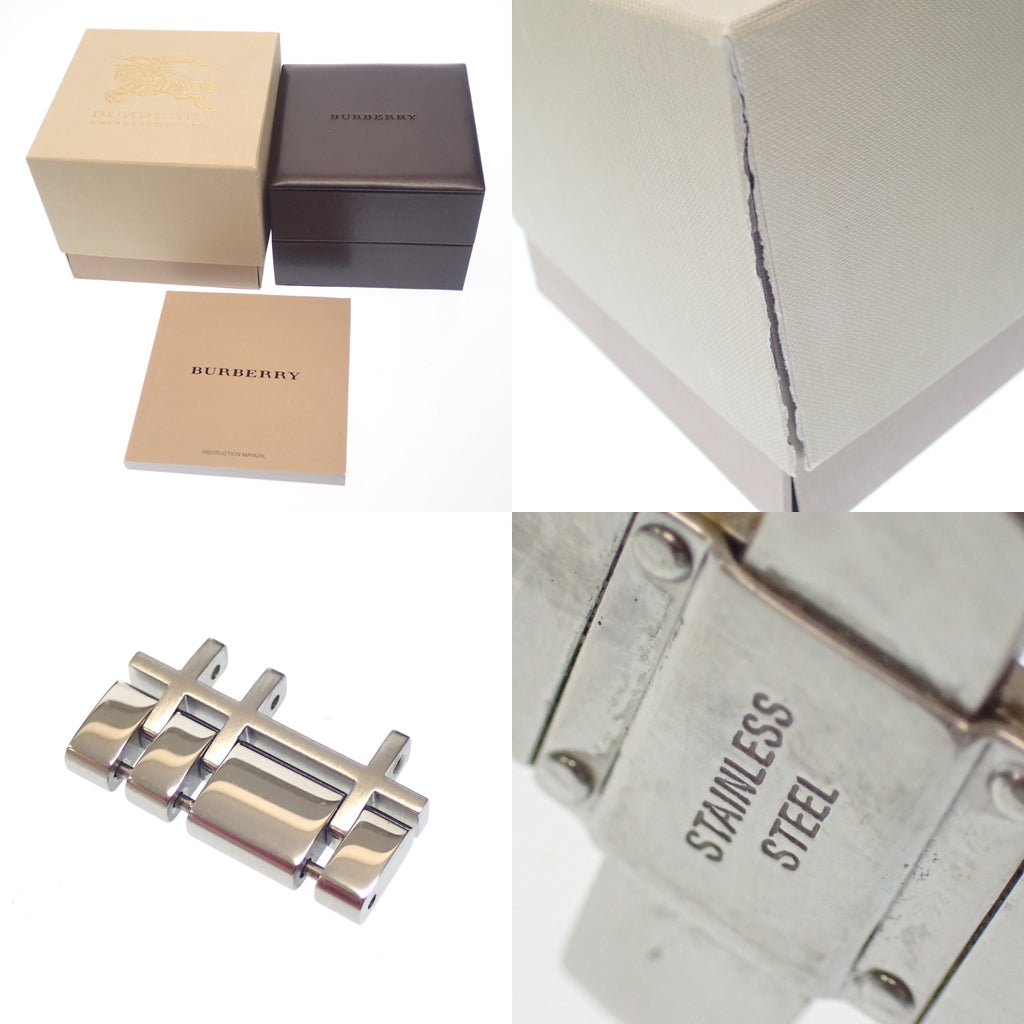 バーバリー 腕時計 ヘリテージ クオーツ シルバー 文字盤シャンパンゴールド BU1352 箱付き BURBERRY【AFI19】【中古】