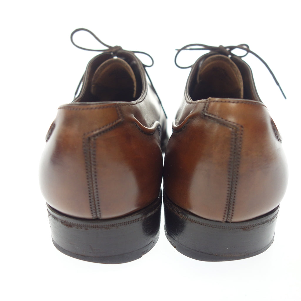 中古◆ガジアーノ&ガーリング レザーシューズ 内羽根キャップトゥ ゲーブル ブラウン サイズ8.5E GAZIANO GIRLING【LA】