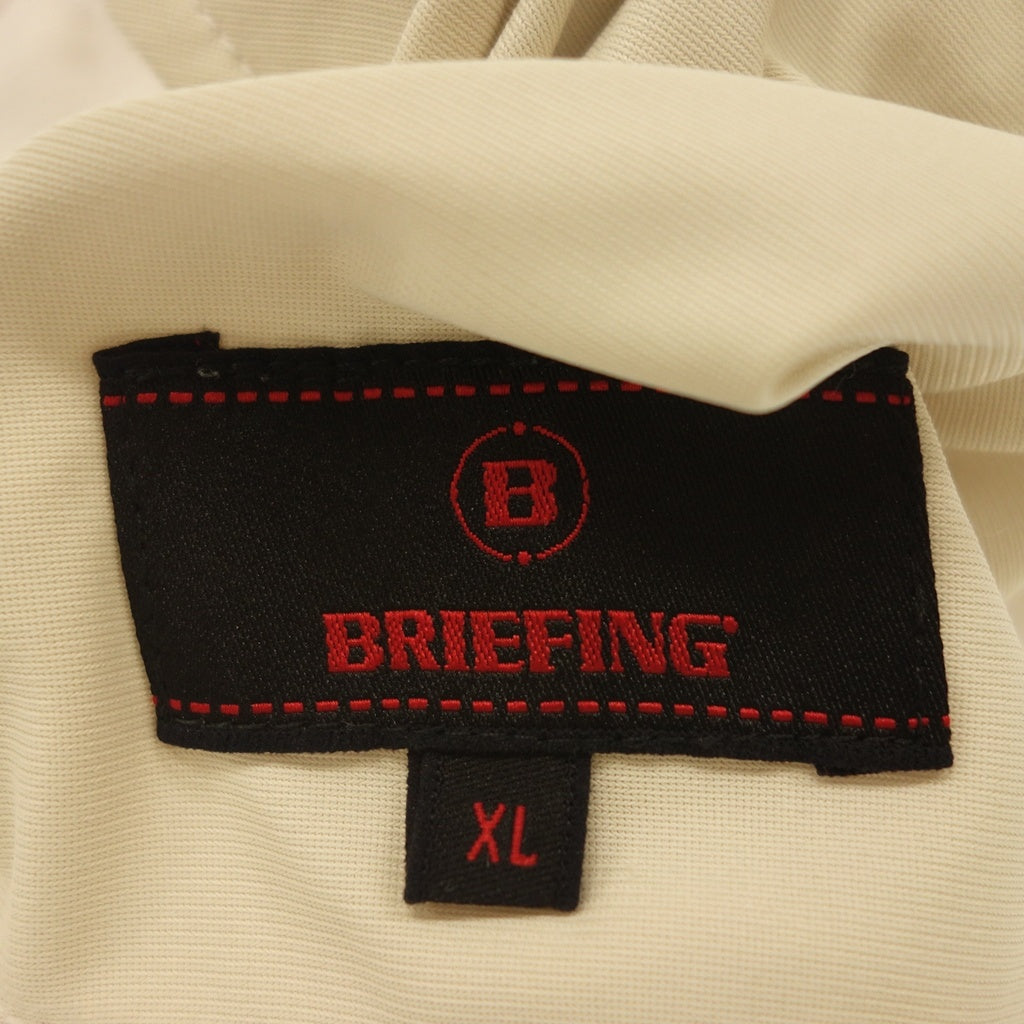美品◆ブリーフィング ハーフパンツ メンズ ホワイト サイズXL BRIEFING【AFB1】