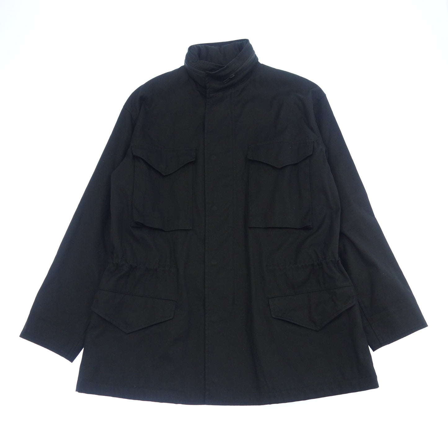 美品◆ワイズ ジップアップジャケット M-65 メンズ ブラック 2 Y’s【AFB4】