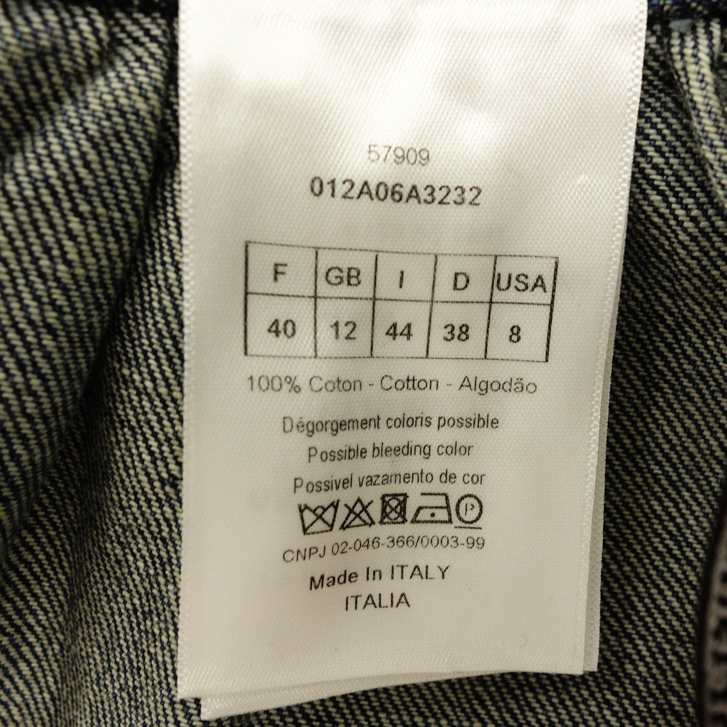 美品◆クリスチャンディオール デニムスカート マキシスカート 012A06A3232 ブルー サイズ40 レディース Christian Dior【AFB32】