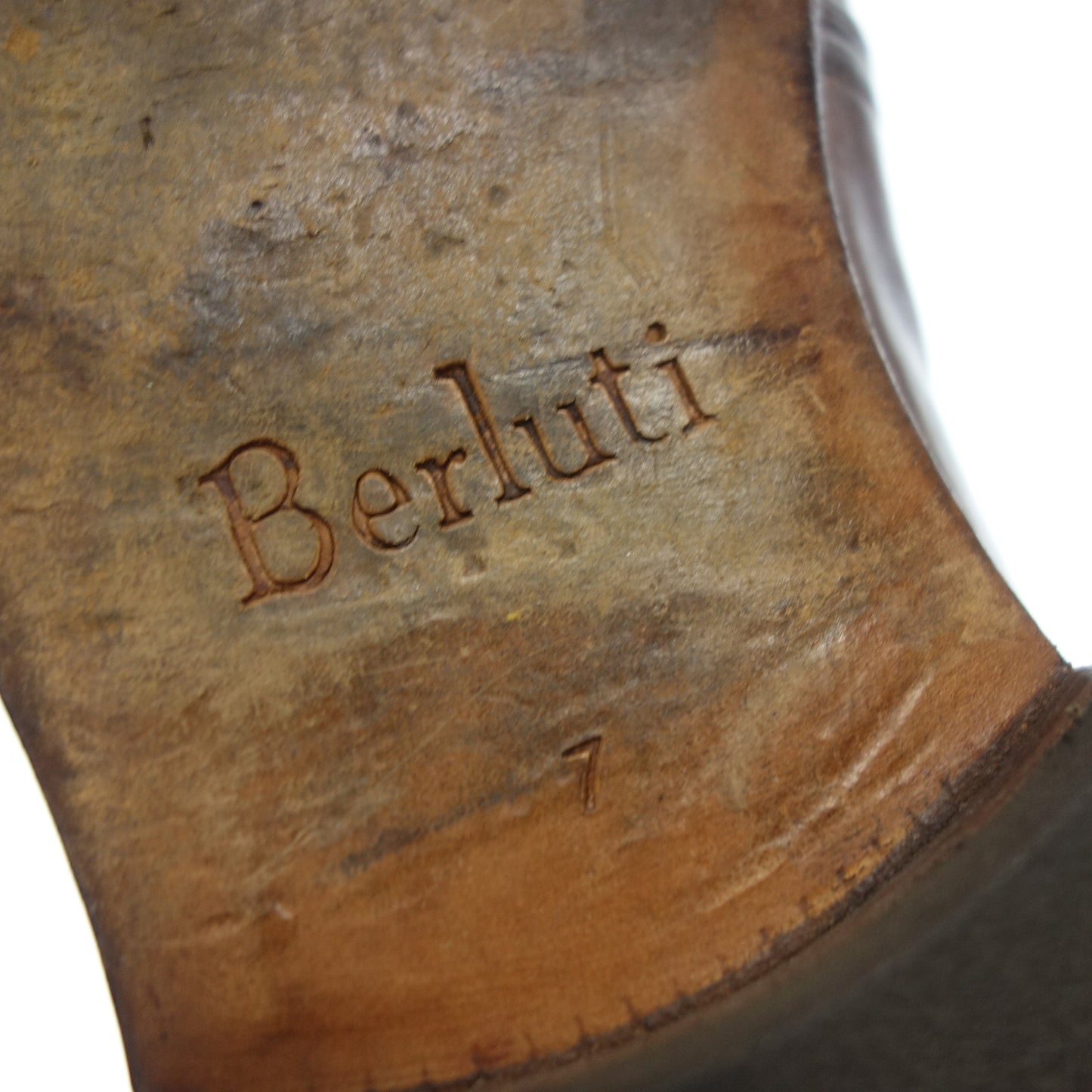 ベルルッティ レザーシューズ シングルモンク メンズ サイズ7 茶 Berluti【AFC17】【中古】