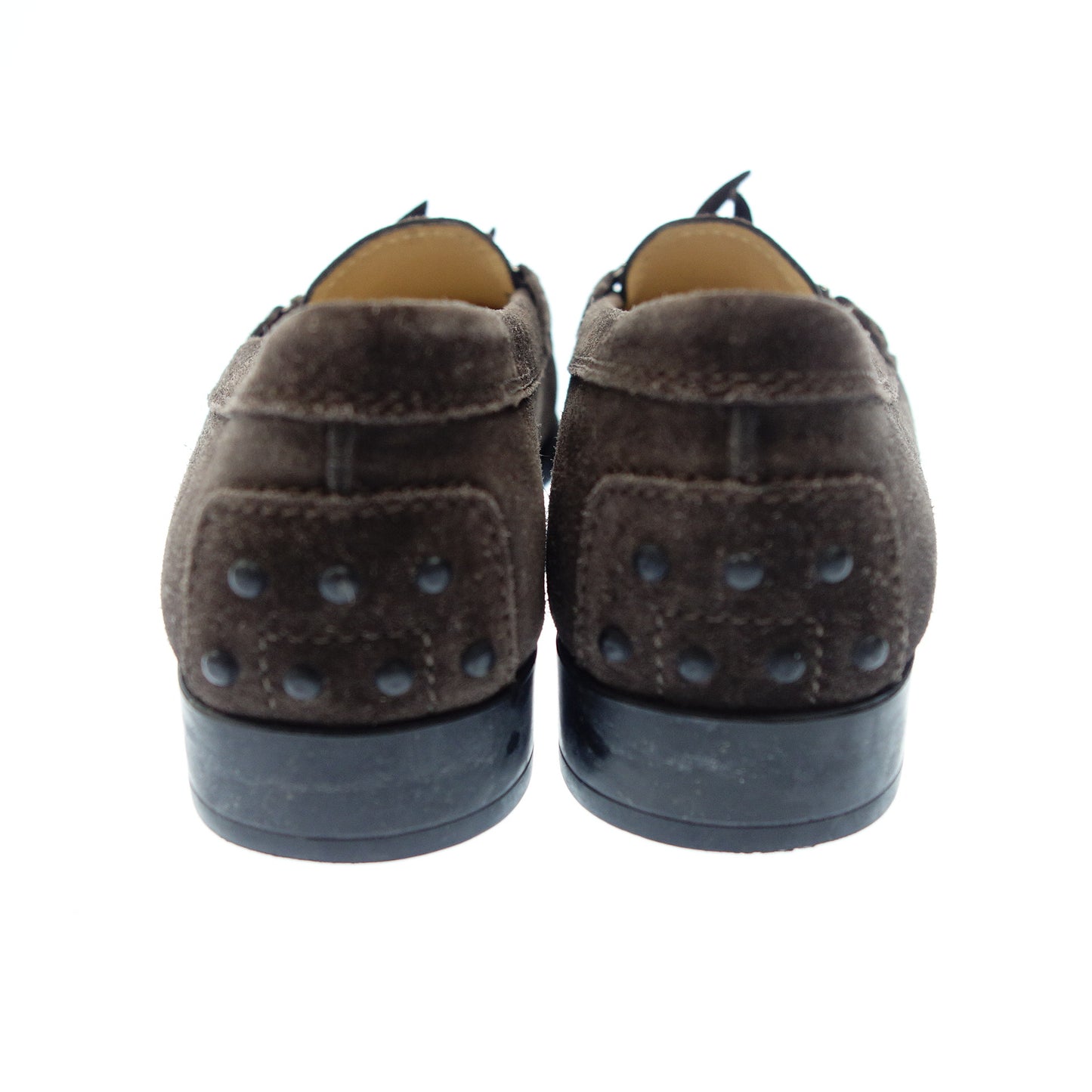 トッズ ローファー スエード タッセル レディース ブラウン 36 TOD'S【AFD9】【中古】