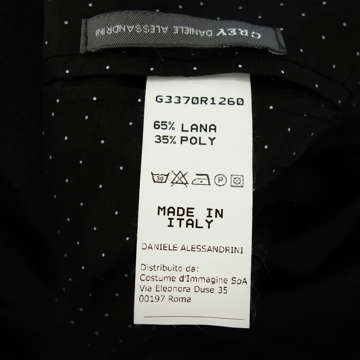 美品◆ダニエレ アレッサンドリーニ チェスターコート イタリア製 ウール メンズ 54 チャコールグレー DANIELE ALESSANDRINI【AFB37】