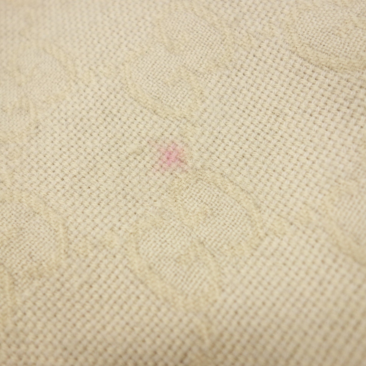 中古◆グッチ GG ジャガード マフラー 7277243GABR メンズ 黒/ベージュ GUCCI【AFI20】