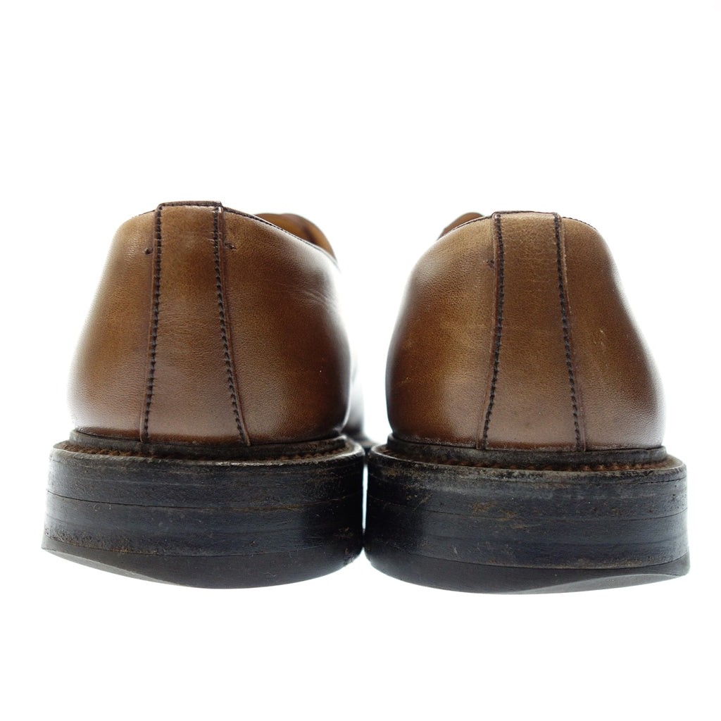 中古◆ジェイエムウエストン レザーシューズ ロジェ ハーフハントダービー Uチップ 598 メンズ サイズ6E ブラウン J.M.WESTON【LA】