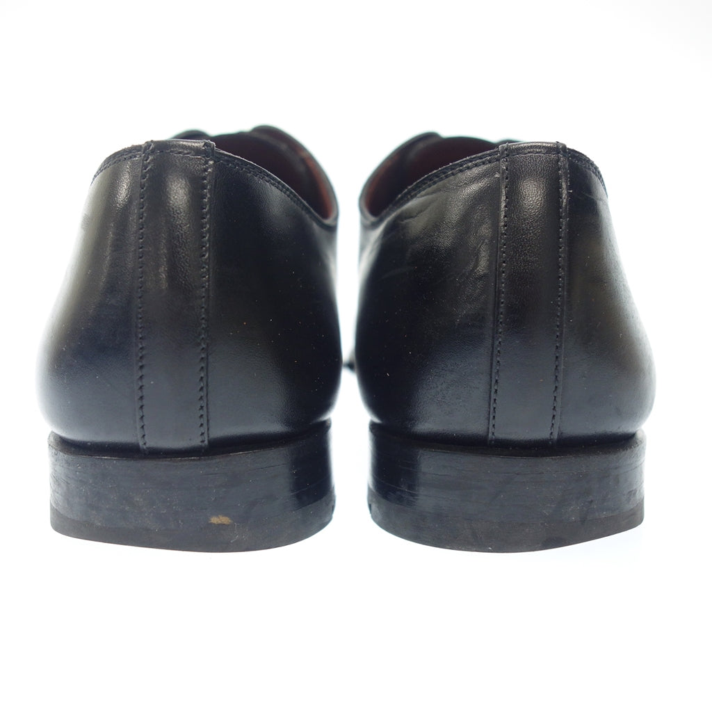 美品◆マグナーニ ホールカットシューズ 17710 オパンケ製法 レザー メンズ 38 ブラック MAGNANNI【AFD9】