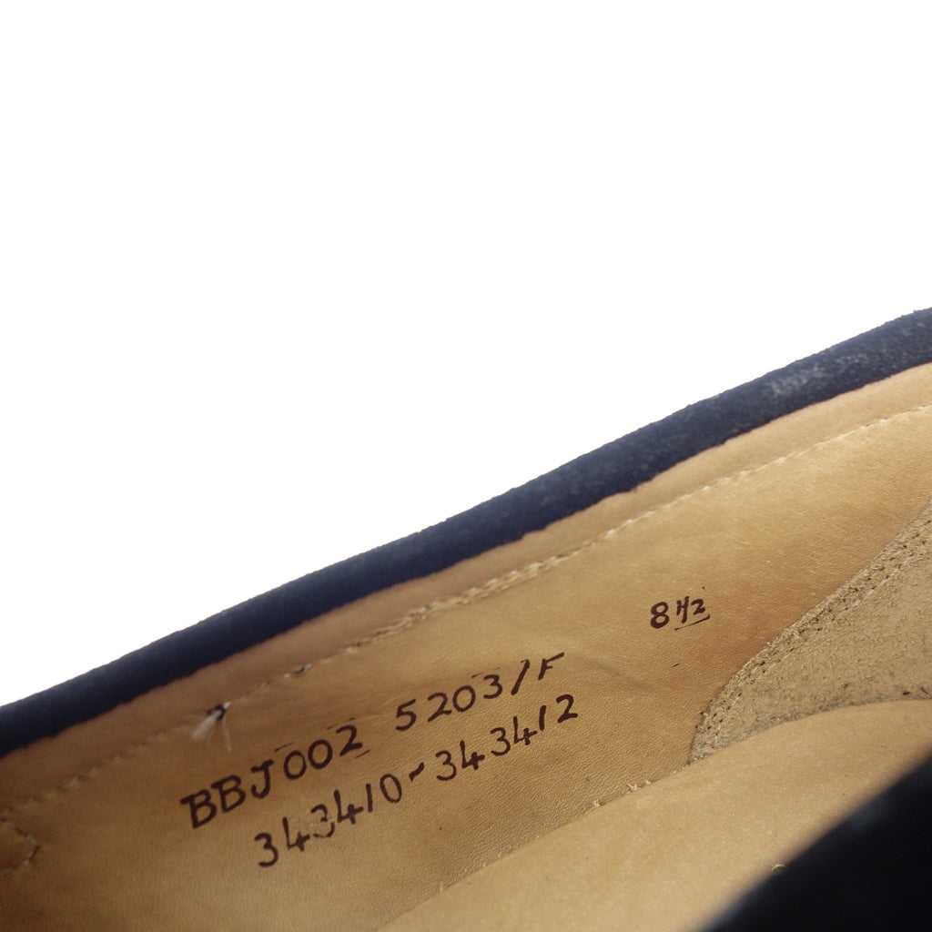 未使用◆チーニー ローファー ブルックスブラザーズ別注 スエード 5203ラスト メンズ 8.5 ブラック CHEANEY Brooks Brothers【LA】