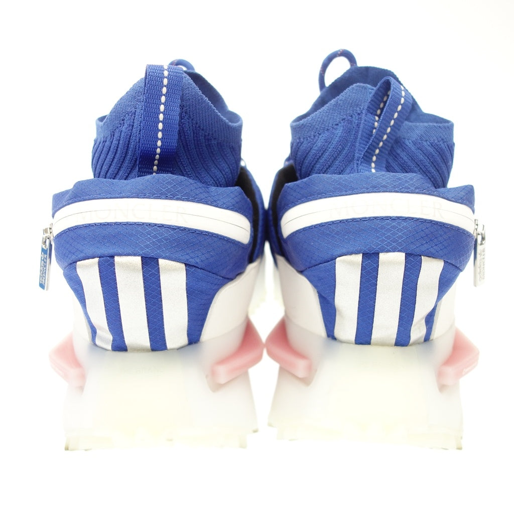 美品◆モンクレール×アディダス スニーカー NMD ランナー ブルー 男女兼用 サイズ25.5cm MONCLER adidas【AFD14】