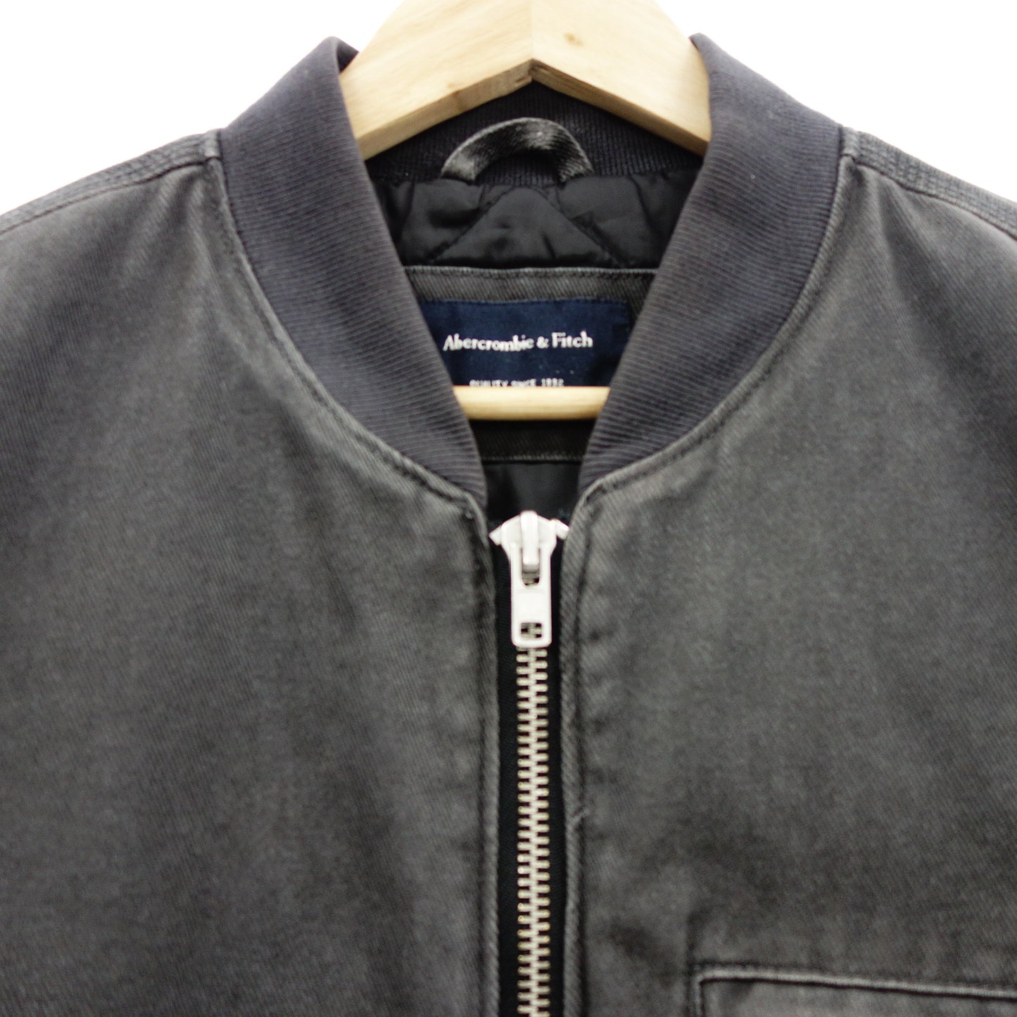 アバクロンビー&フィッチ ブルゾン ジップアップ メンズ グレー M Abercrombie & Fitch【AFA5】【中古】