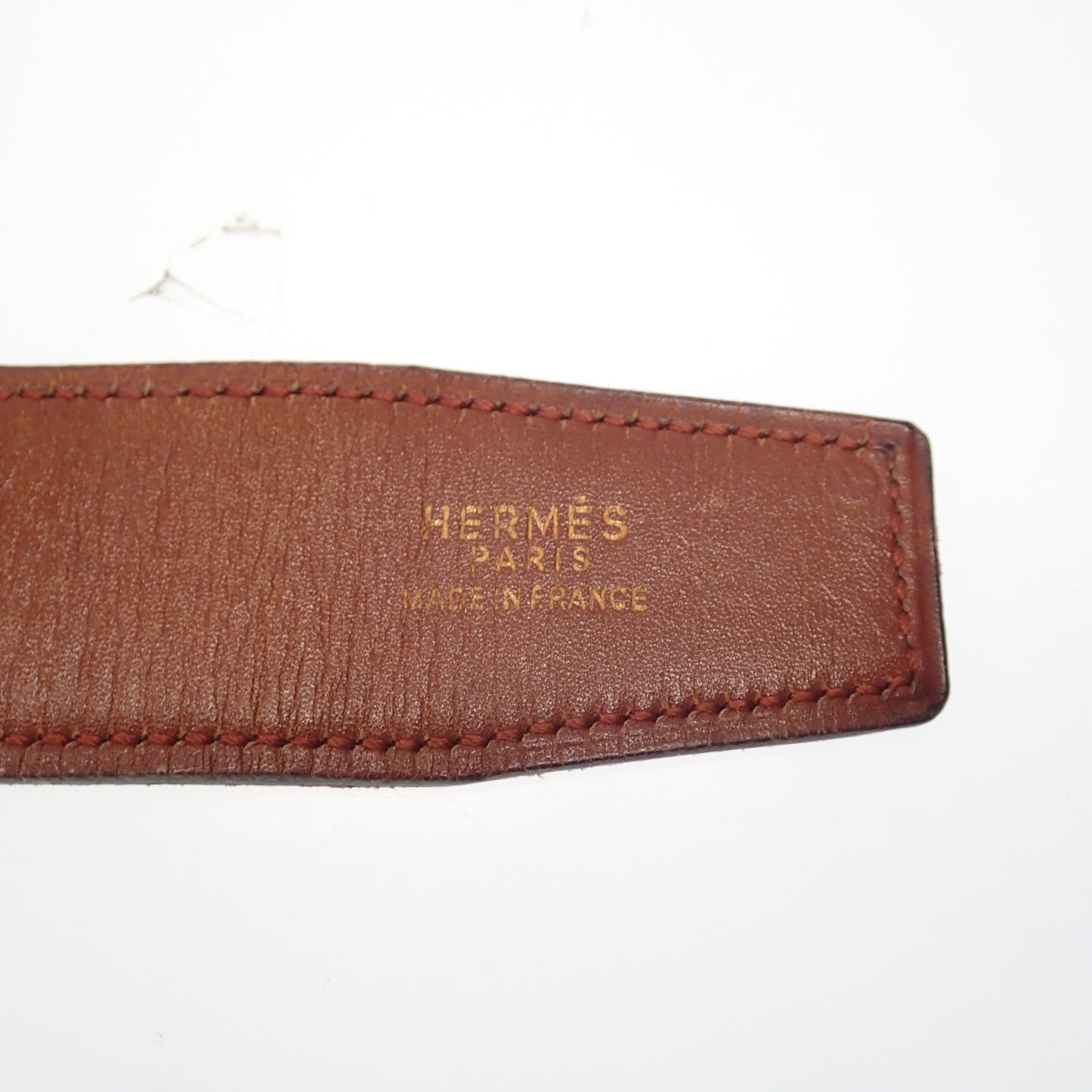 中古◆エルメス レザーベルト コンスタンス Hバックル ゴールド金具 〇F刻 HERMES【AFI5】